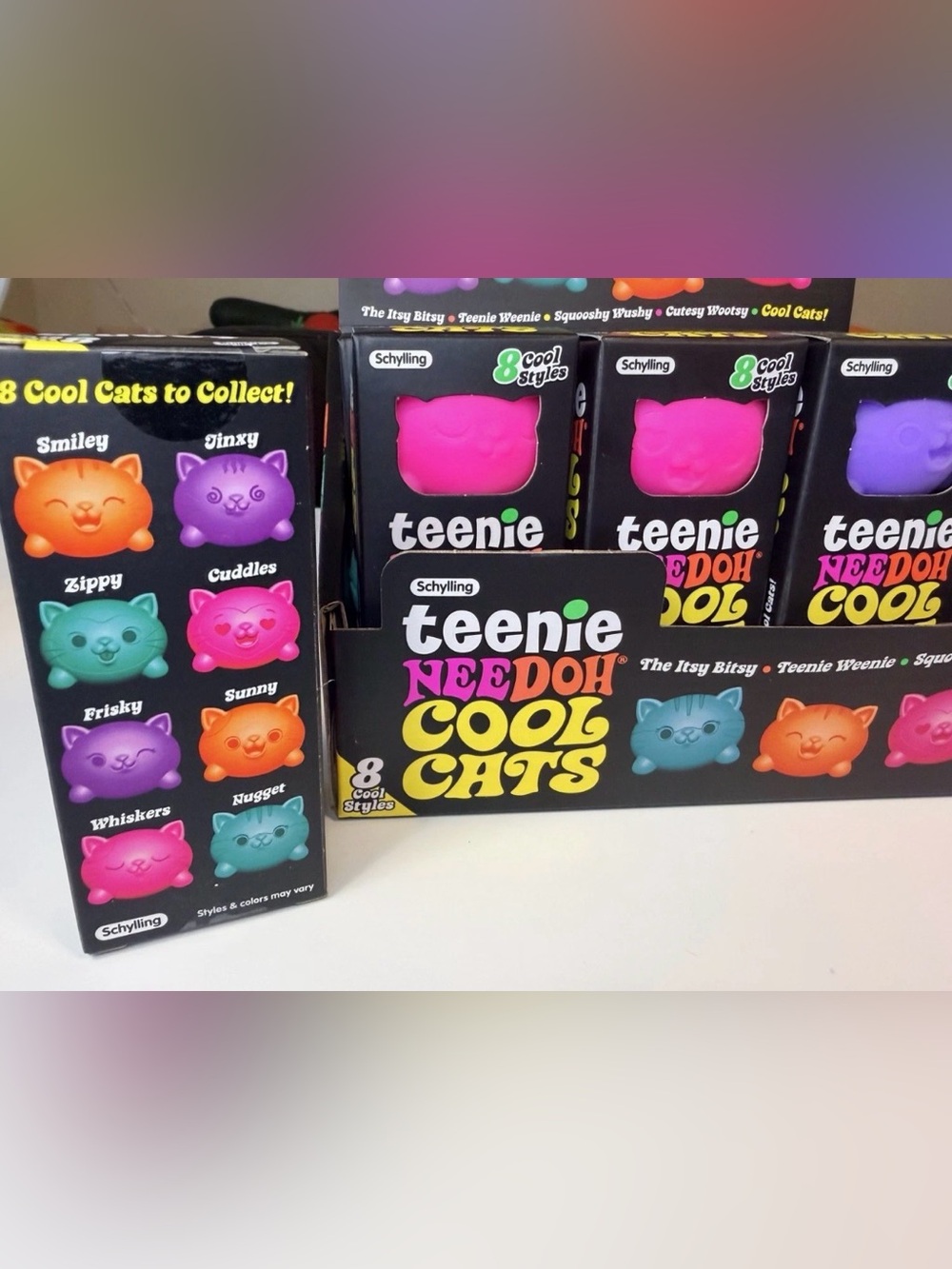 Teenie Needoh Cool Cats 3-Pack - Random Squishies - Picture 3 of 3